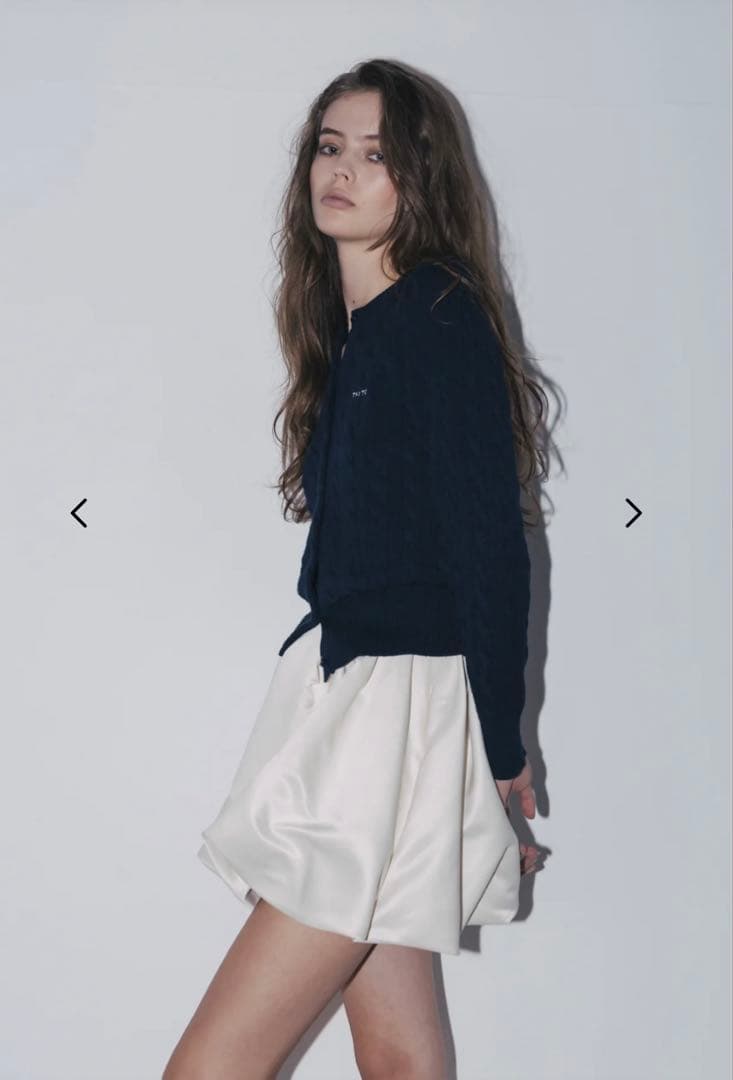 the toe Venice Balloon Skirt ivory Sサイズ