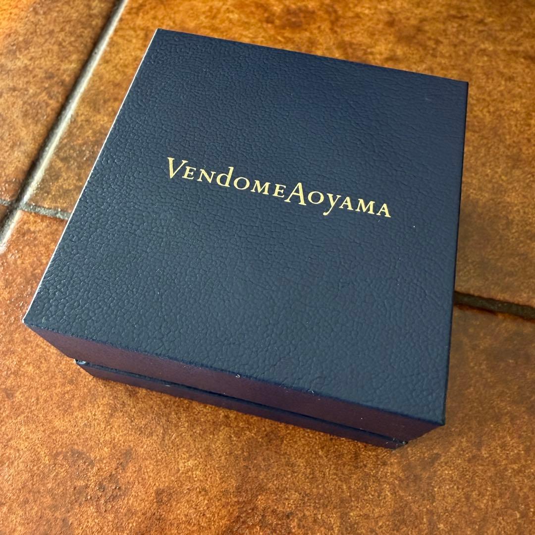 美品 VENDOME AOYAMA 18Kゴールド フープ ピアス 保証書あり