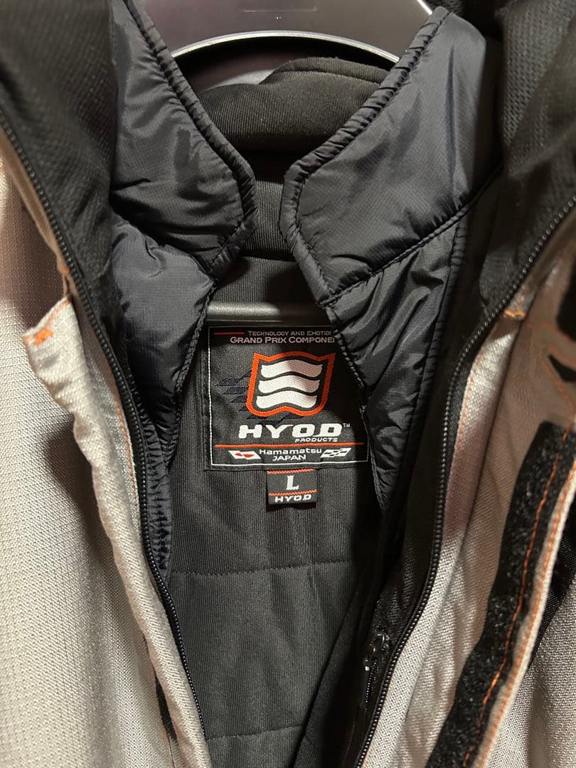 HYOD フード付きジャケット Lサイズ グレー/ブラック