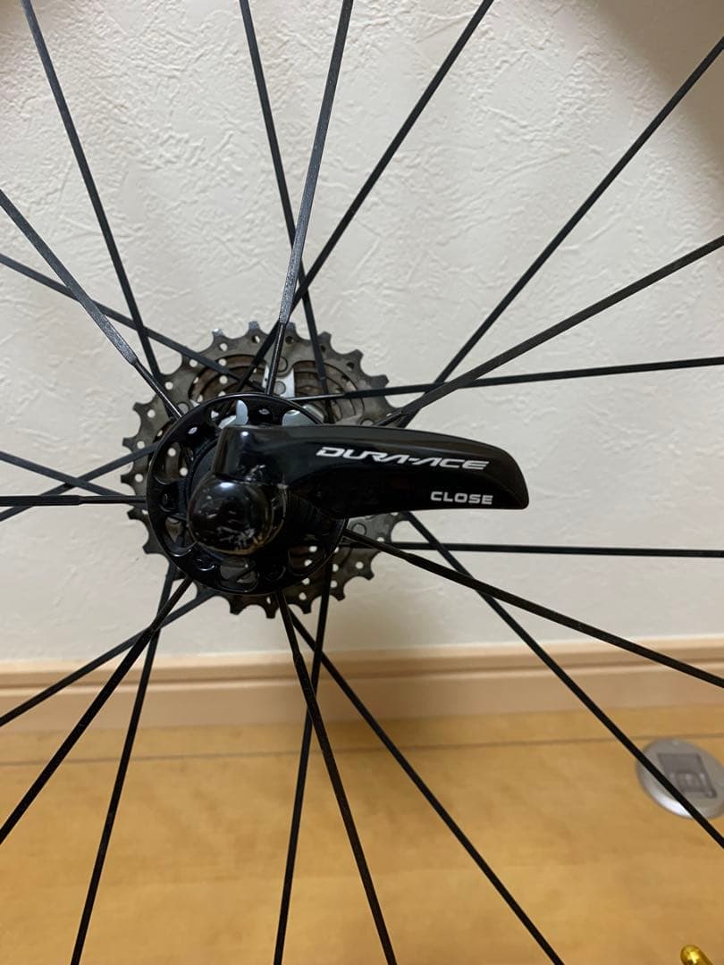 DURA-ACE 完組ホイール ブラック カセット付き