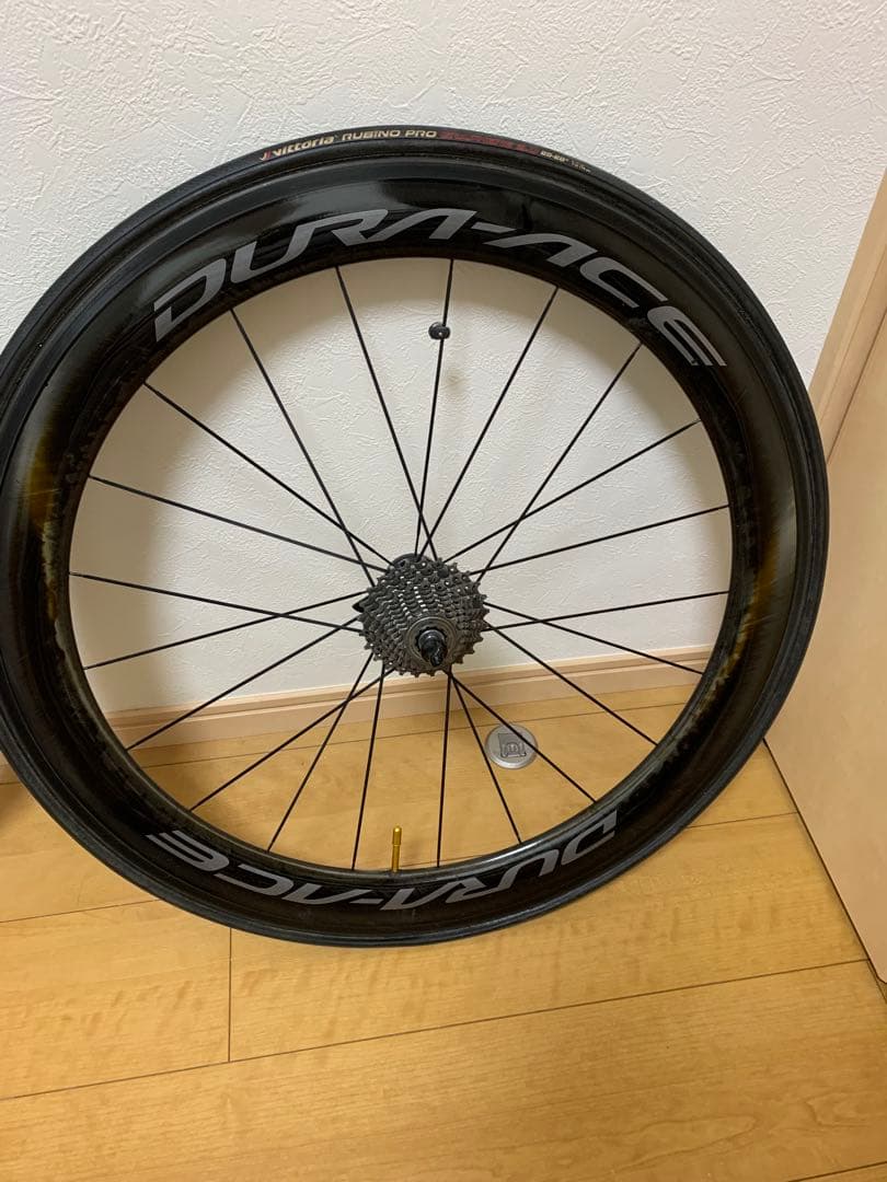 DURA-ACE 完組ホイール ブラック カセット付き