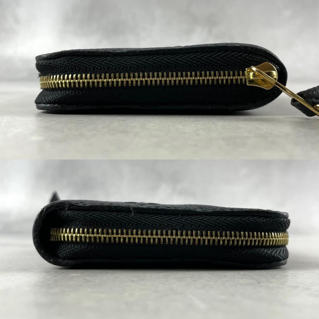 極美品✨ LOUIS VUITTON アンプラント ジッピーパース 黒