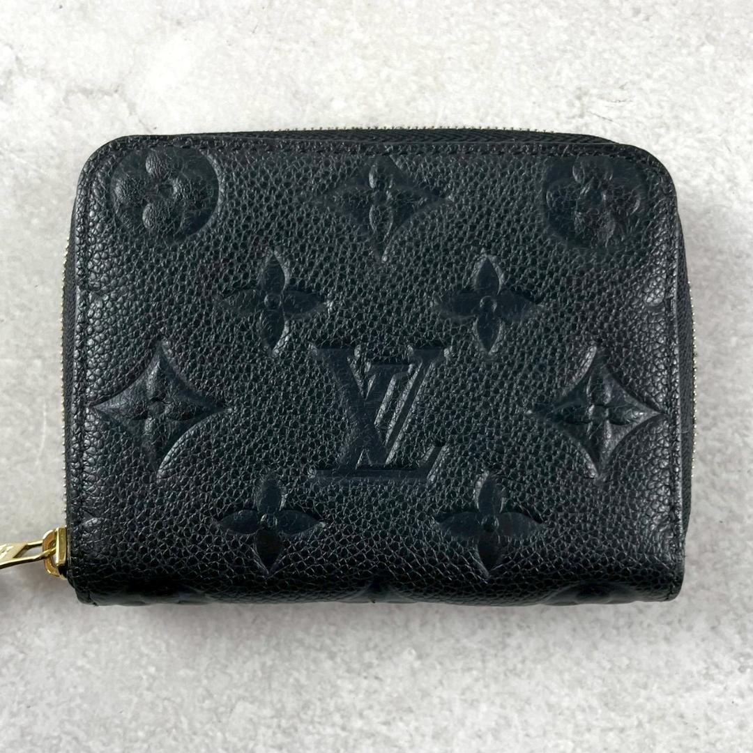 極美品✨ LOUIS VUITTON アンプラント ジッピーパース 黒