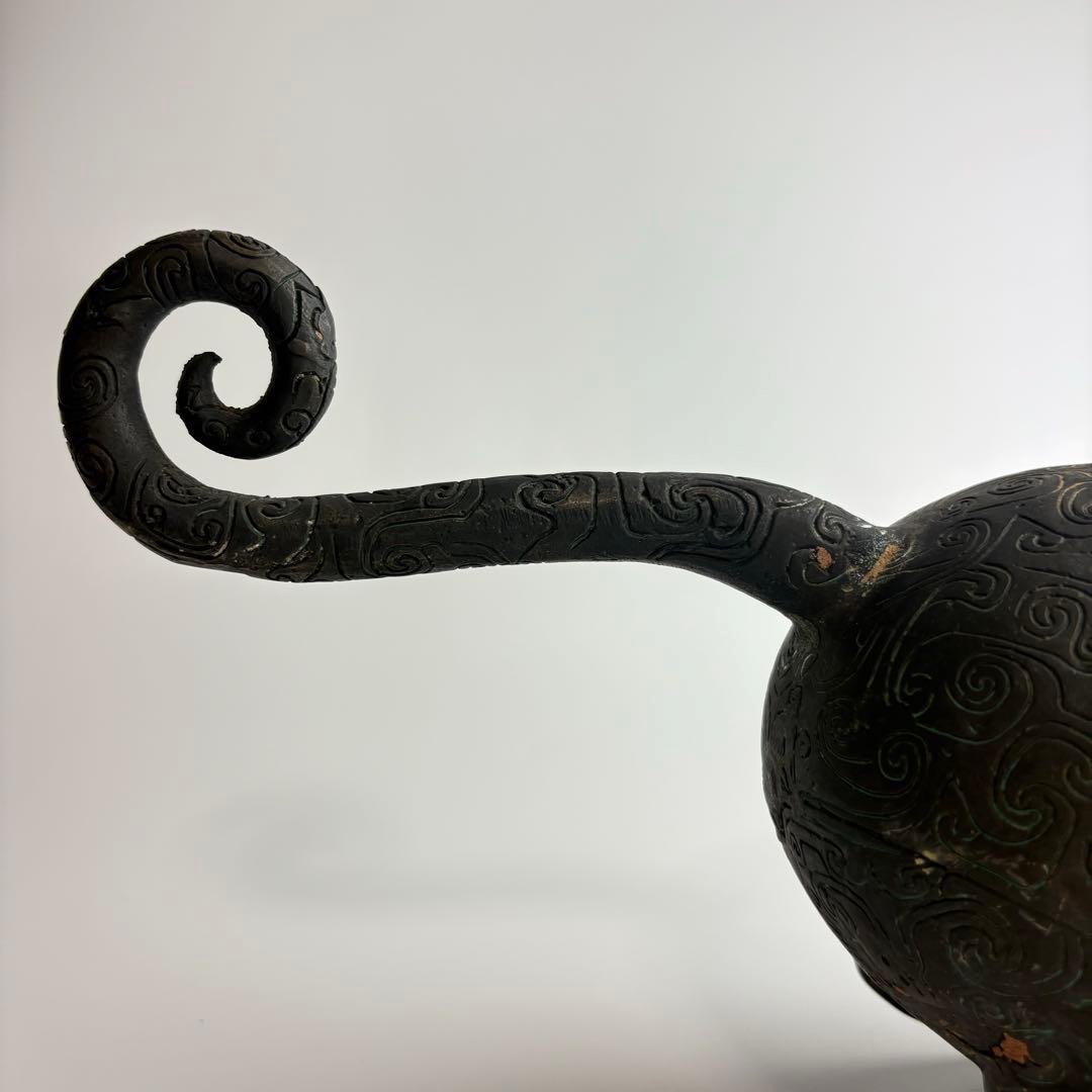 青銅器 青銅 神獣 中国 置物
