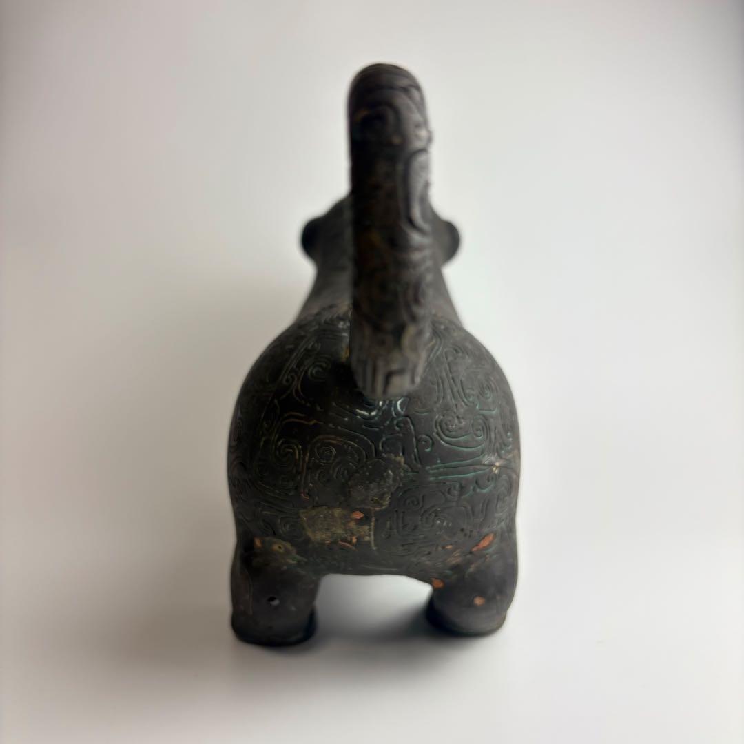 青銅器 青銅 神獣 中国 置物