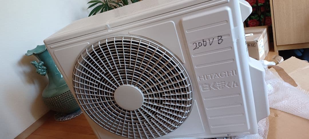 日立ルームエアコン 白くまくん20畳 RAS-X63M2BKエアコン本体 室外機