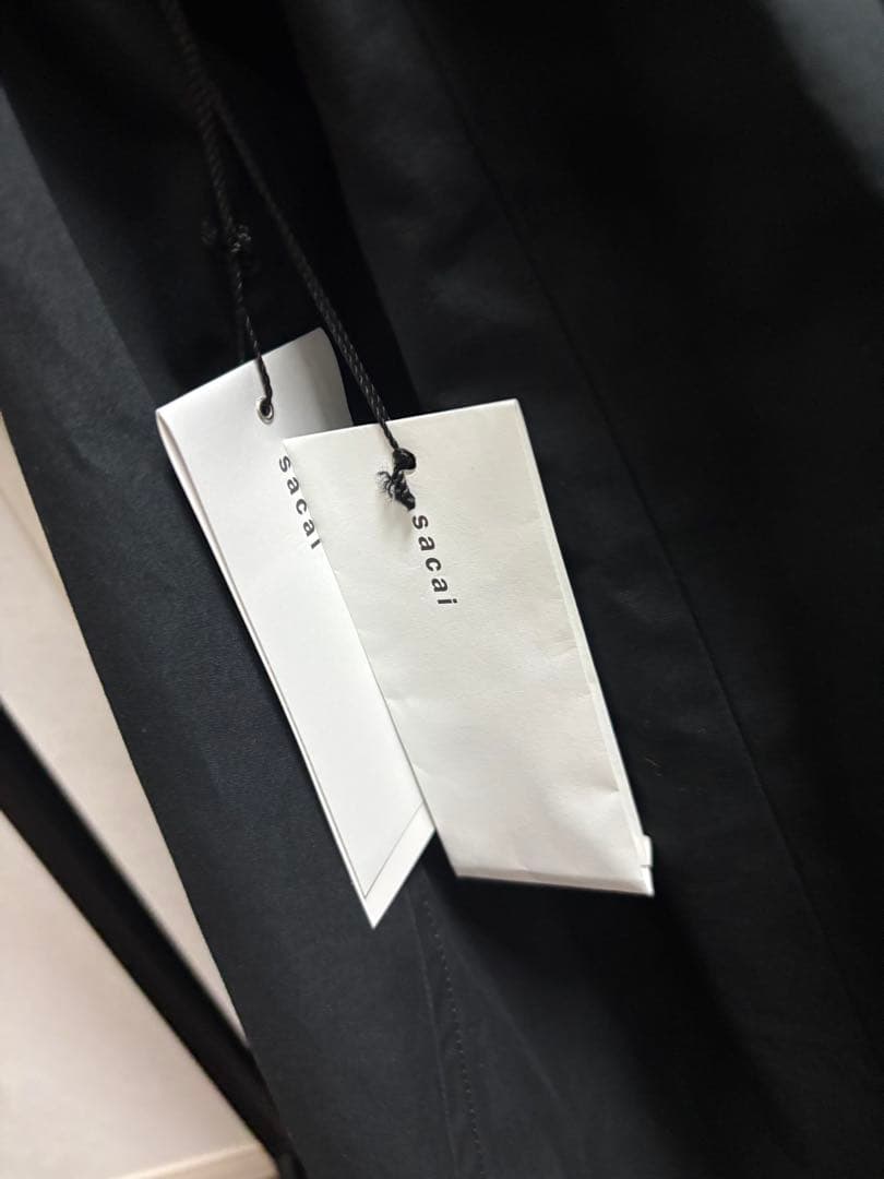 早い者勝ち　新品未使用　sacai コート　サイズ1 ブラック