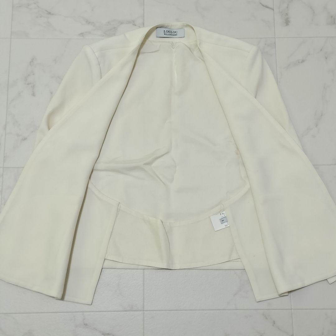 え*ん様 ルルウィルビー　リトルブラックケープジャケット　オフホワイト