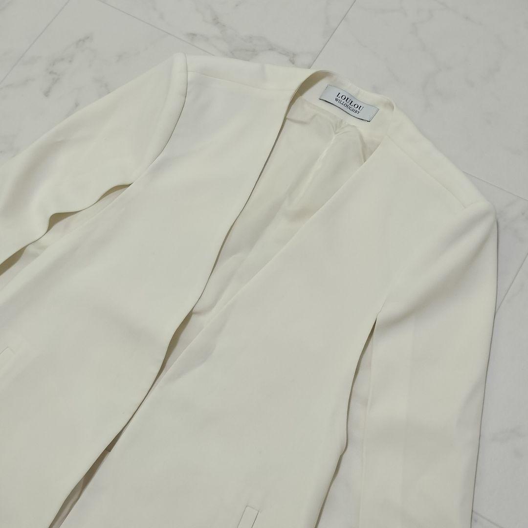 え*ん様 ルルウィルビー　リトルブラックケープジャケット　オフホワイト