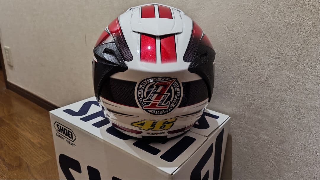 ジェットヘル　J-FORCE IV BRILLER　RED/WHITE　Lサイズ