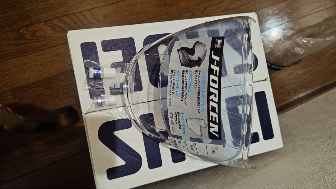 ジェットヘル　J-FORCE IV BRILLER　RED/WHITE　Lサイズ