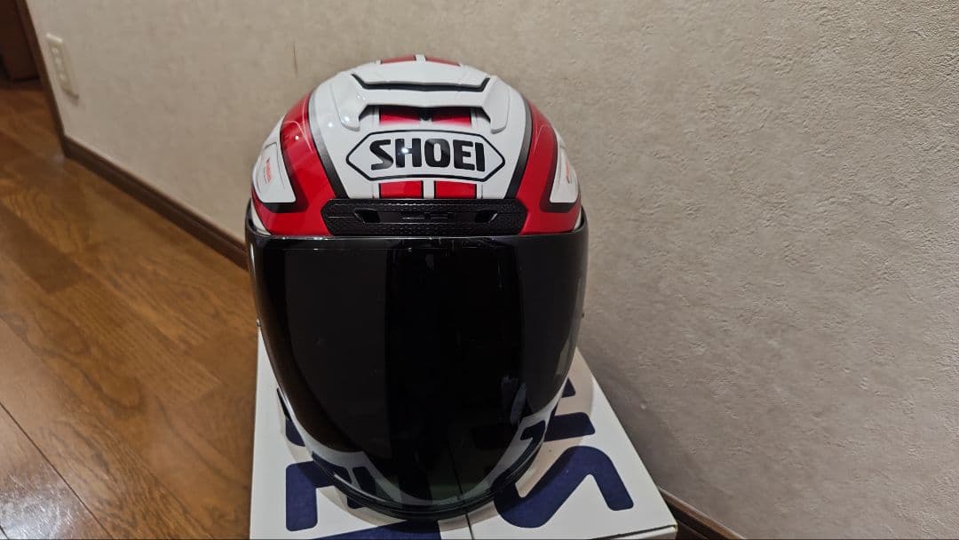 ジェットヘル　J-FORCE IV BRILLER　RED/WHITE　Lサイズ