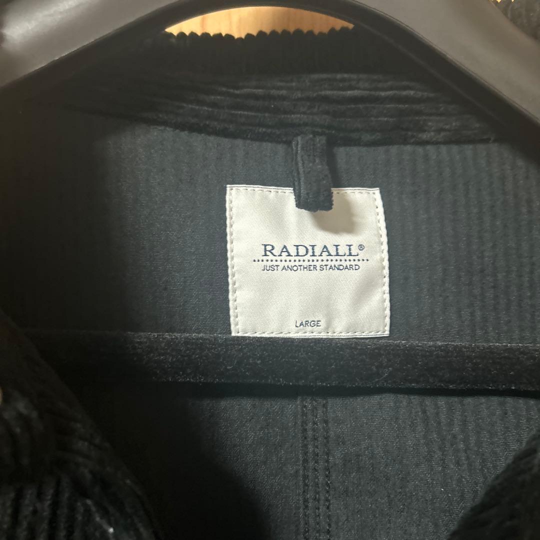 RADIALL ラディアル ブラック コーデュロイ カバーオール