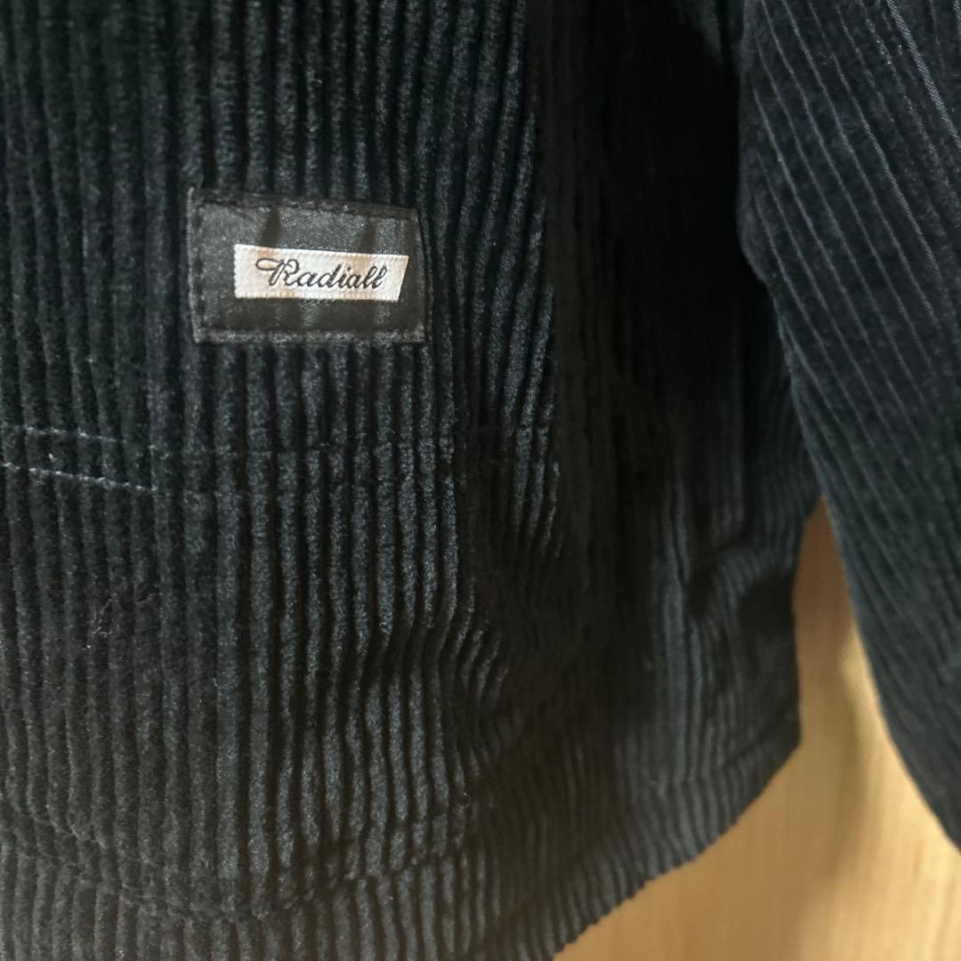 RADIALL ラディアル ブラック コーデュロイ カバーオール