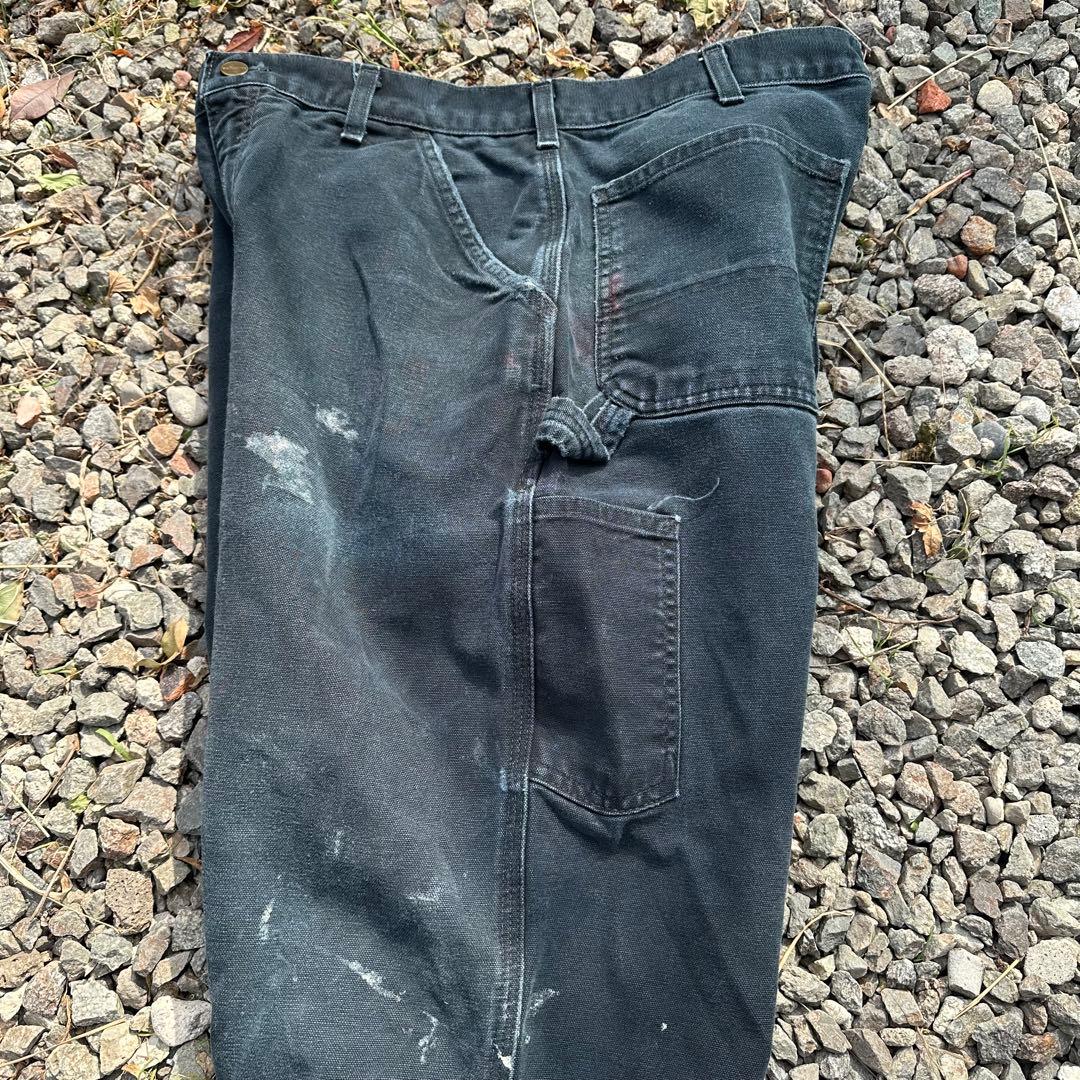 カーハート B11 ペインターパンツ 34x30 ブラックデニム