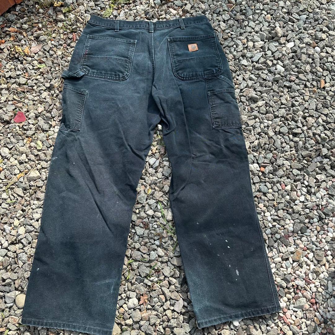カーハート B11 ペインターパンツ 34x30 ブラックデニム