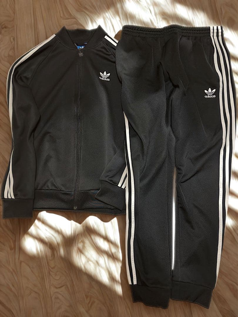 adidas アディダス トラックジャケット トラックパンツ セットアップ 黒