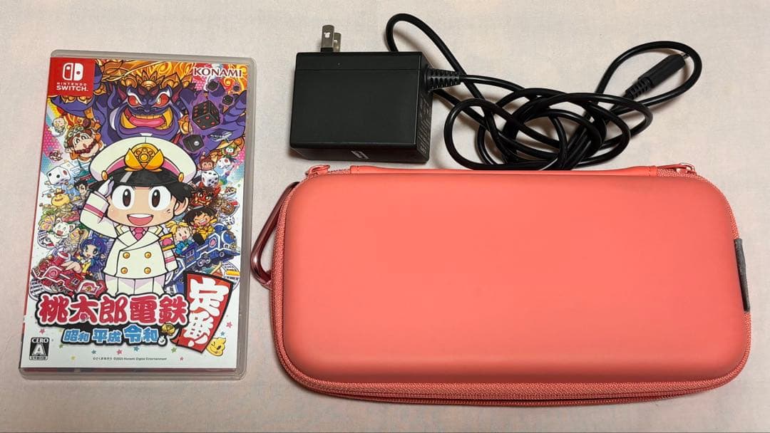 Nintendo Switch Lite ピンク 充電器・桃太郎電鉄付き