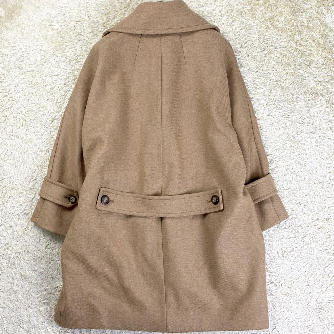 【極美品】マックスアンドコー ウールチェスターコート ダブル 42 キャメル