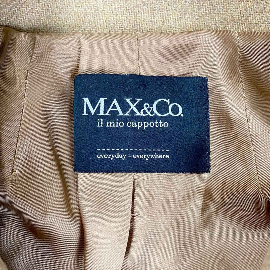 【極美品】マックスアンドコー ウールチェスターコート ダブル 42 キャメル