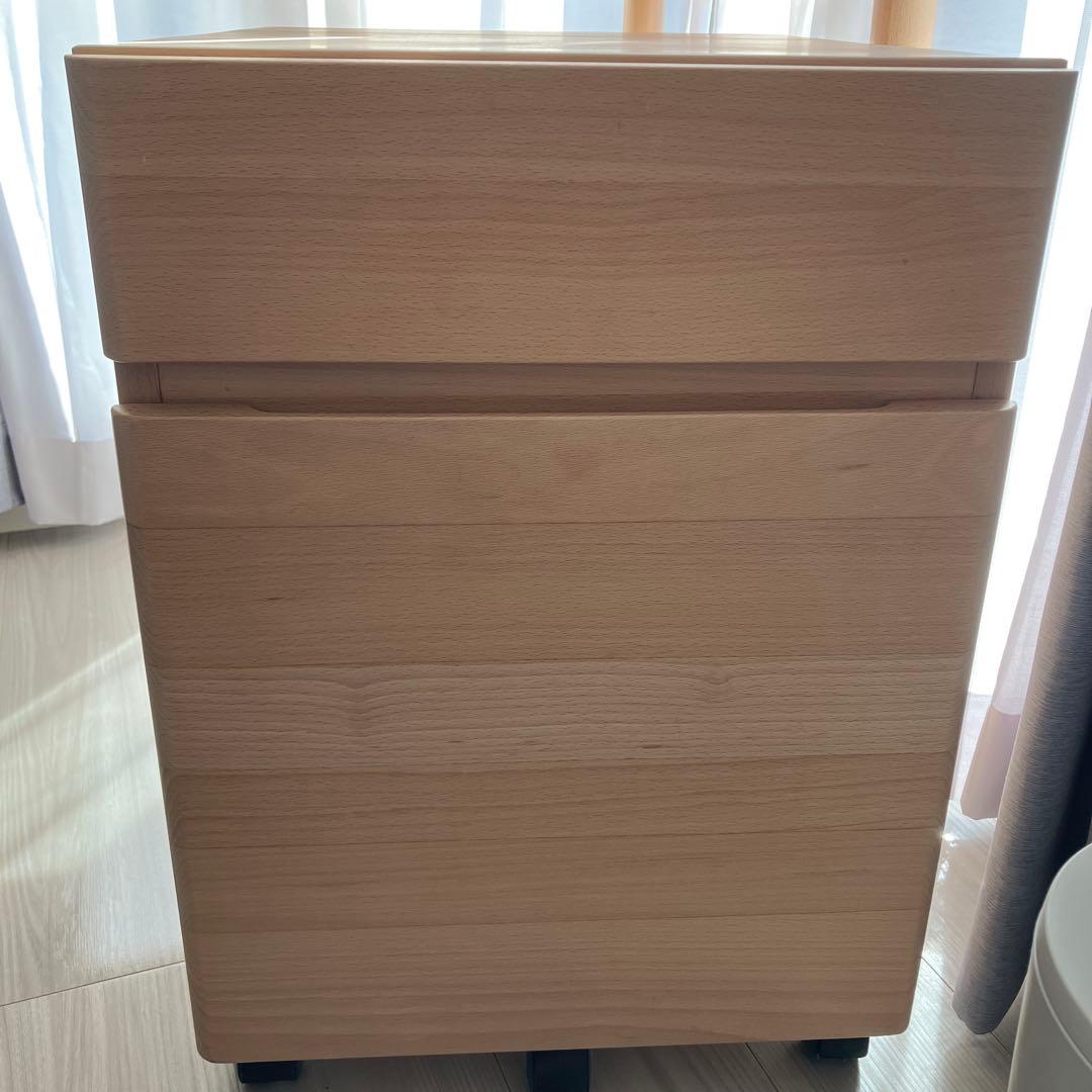 無印良品　ブナ材キャビネット