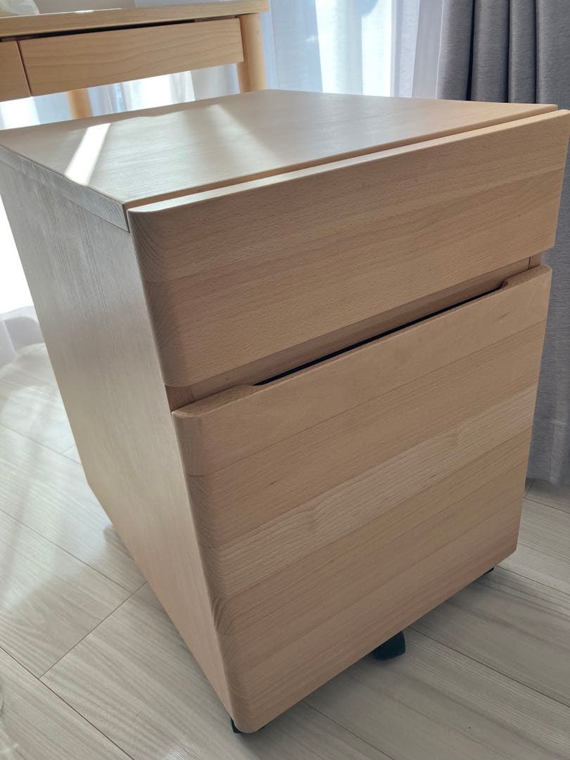 無印良品　ブナ材キャビネット