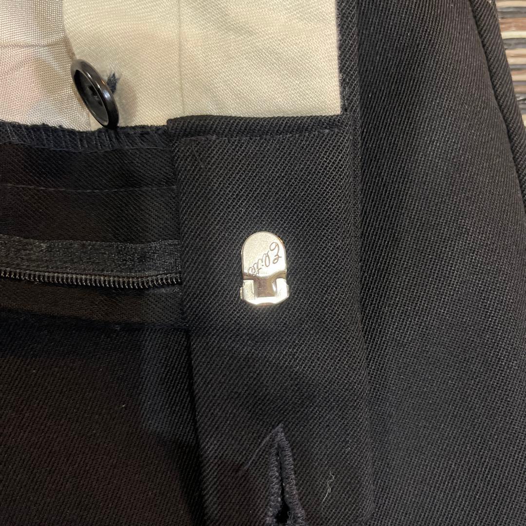 80s 90s GIVENCHY ジバンシー 3タック スラックス ブラック