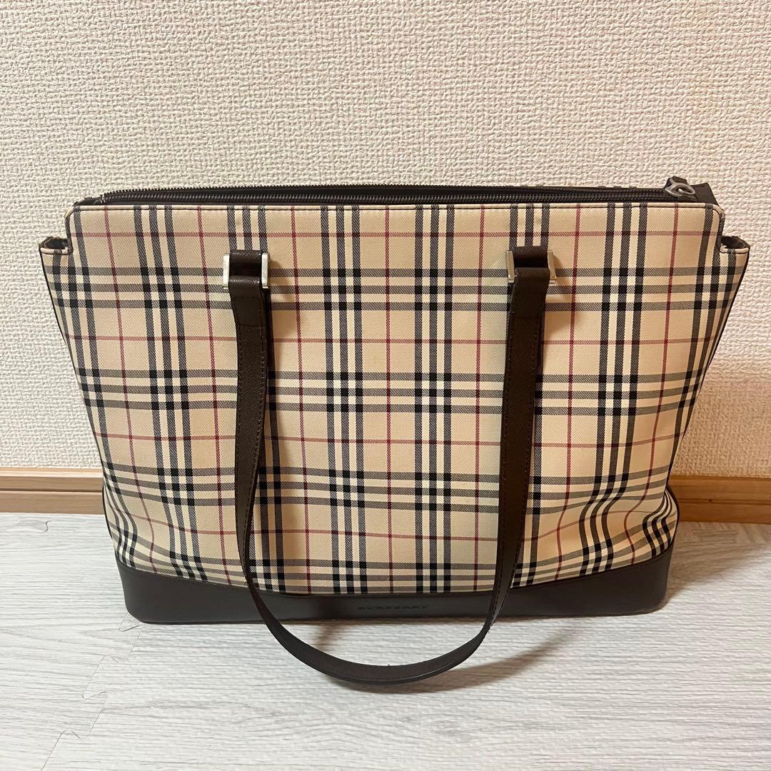 【美品】バーバーリー　トートバッグ