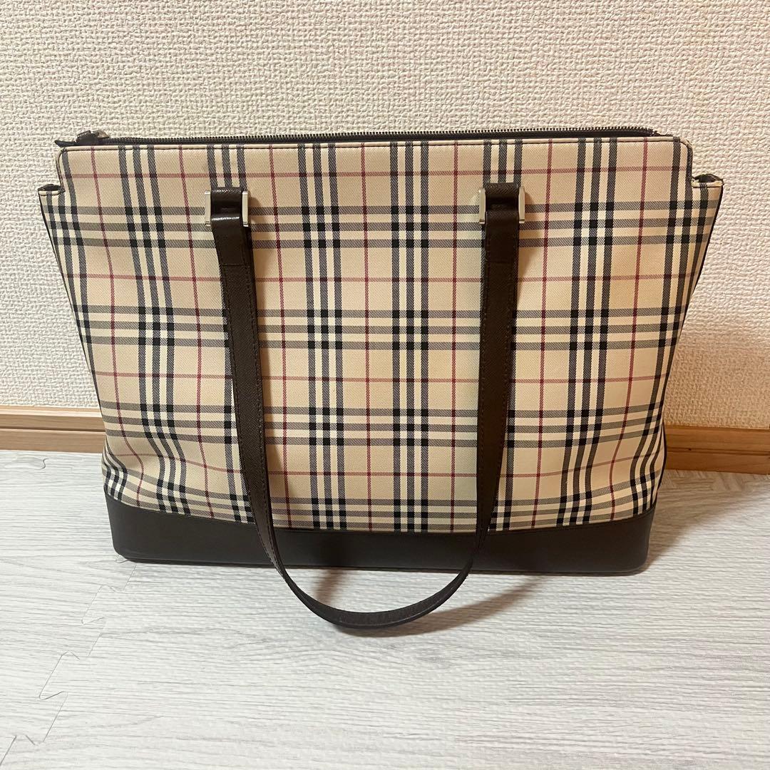 【美品】バーバーリー　トートバッグ