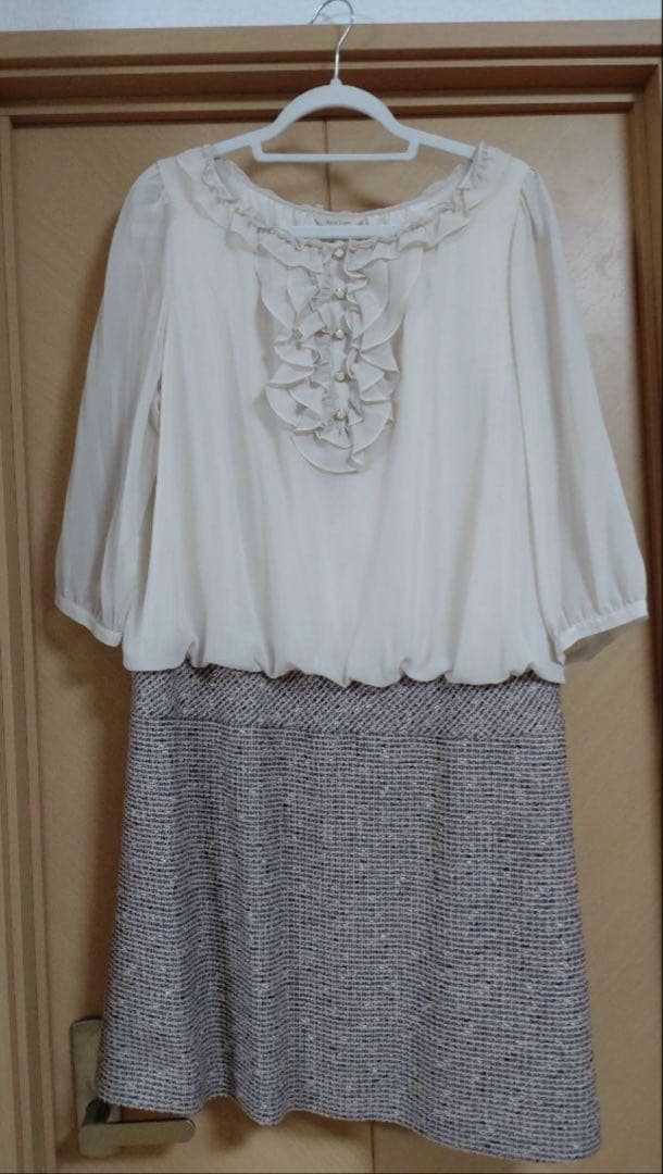 【大きいサイズ】ローズティアラ46　スーツ　セットアップ