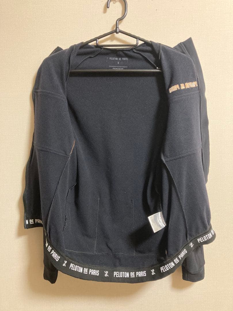 プロトンドパリ　ウインタージャージ　黒　S サイクルジャージ　サイクルウエア