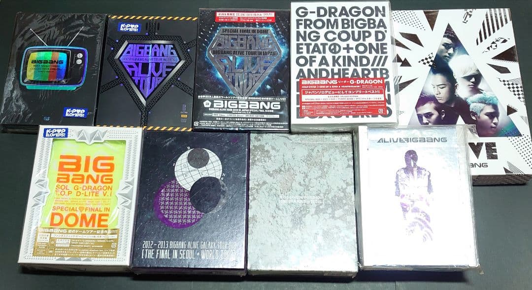 BIGBANG DVD まとめ売り未再生 ビッグバン BIG BANG GD
