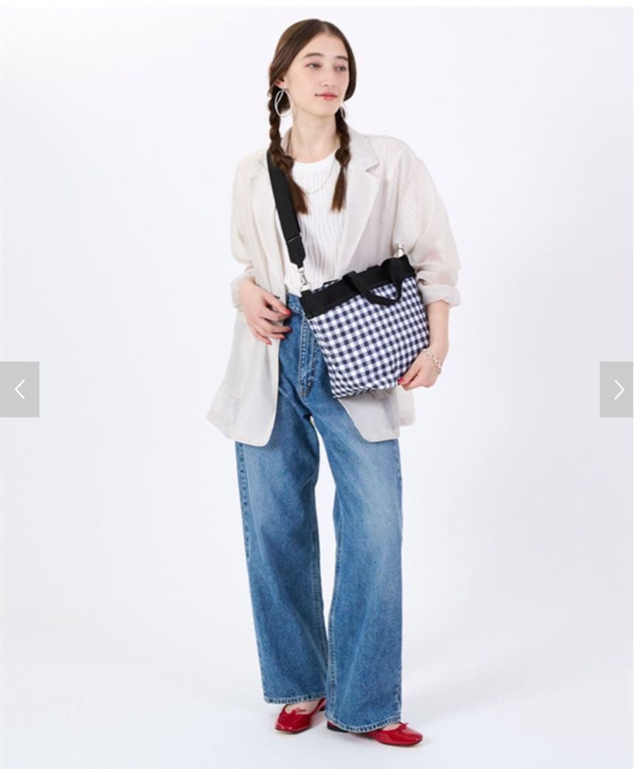 ☆完売品☆レスポートサック/バケットトートバッグ 2WAY クラシカルギンガム☆