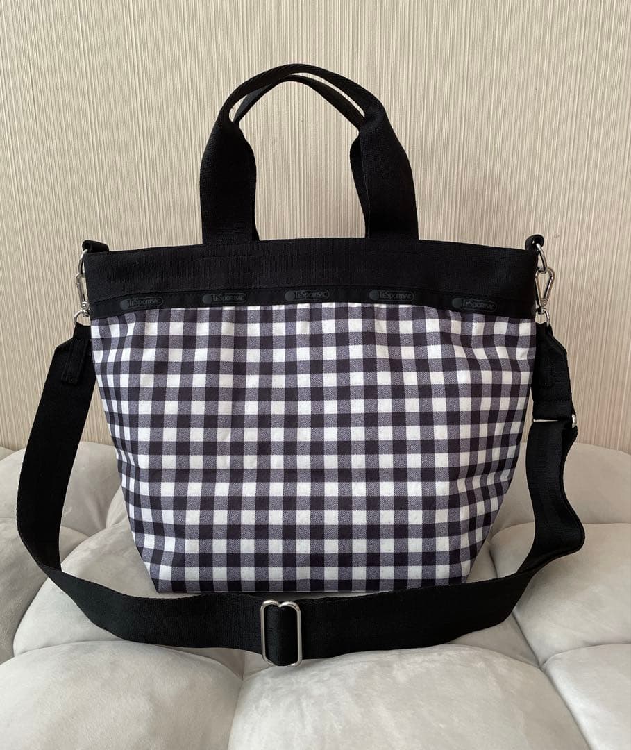 ☆完売品☆レスポートサック/バケットトートバッグ 2WAY クラシカルギンガム☆