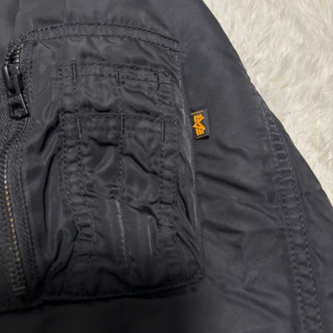 愛 奏 　　　　　　　　　　　　MA-1 フライトジャケット ブラック　M