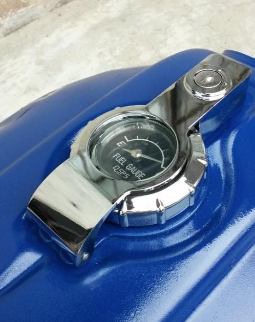 新品 CB400N CB750F CBX1000 ゲージ付 タンクキャップ 黒