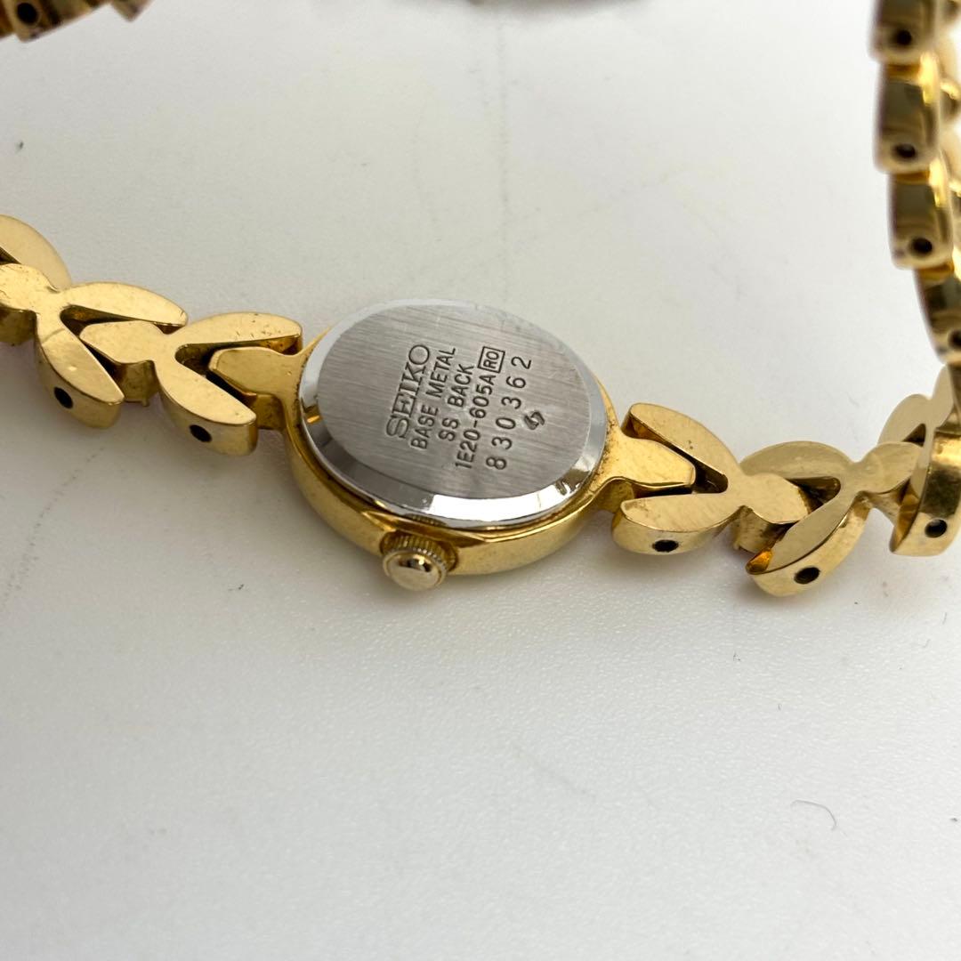 稼動品　SEIKO セイコー　ルビー　ゴールド　ドレスウォッチ　腕時計