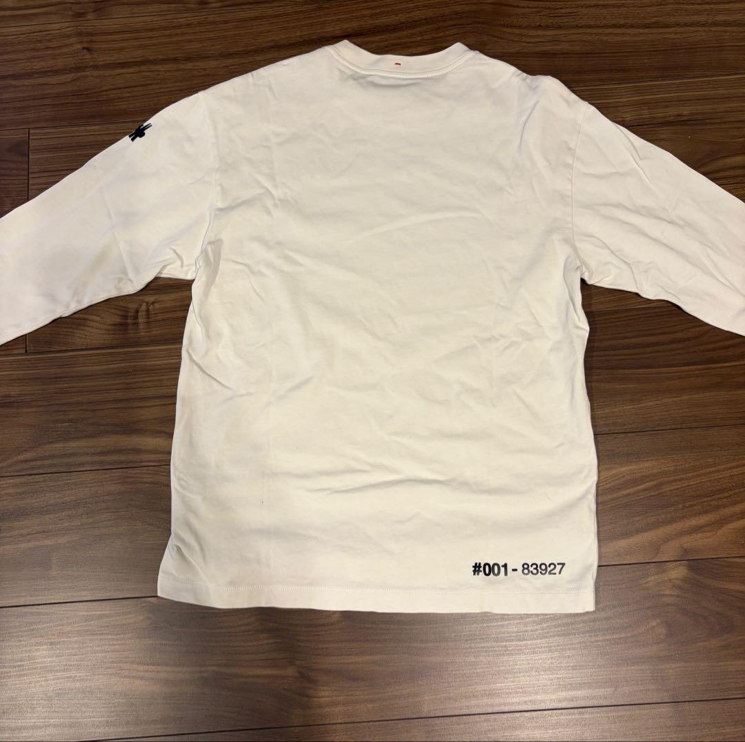 モンクレール　ホワイト長袖カットソー