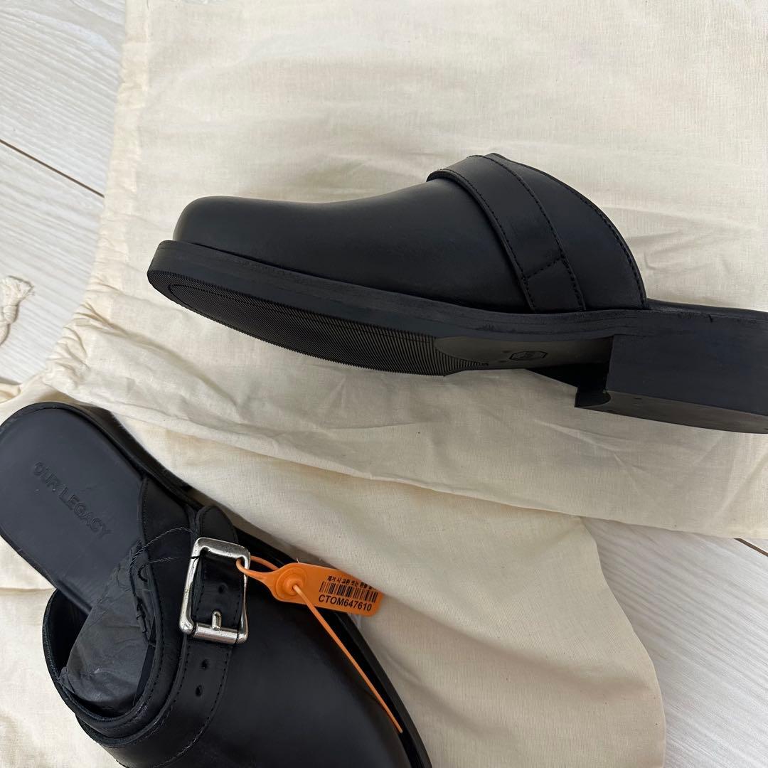 OUR LEGACY ブラック サンダル camion ミュール