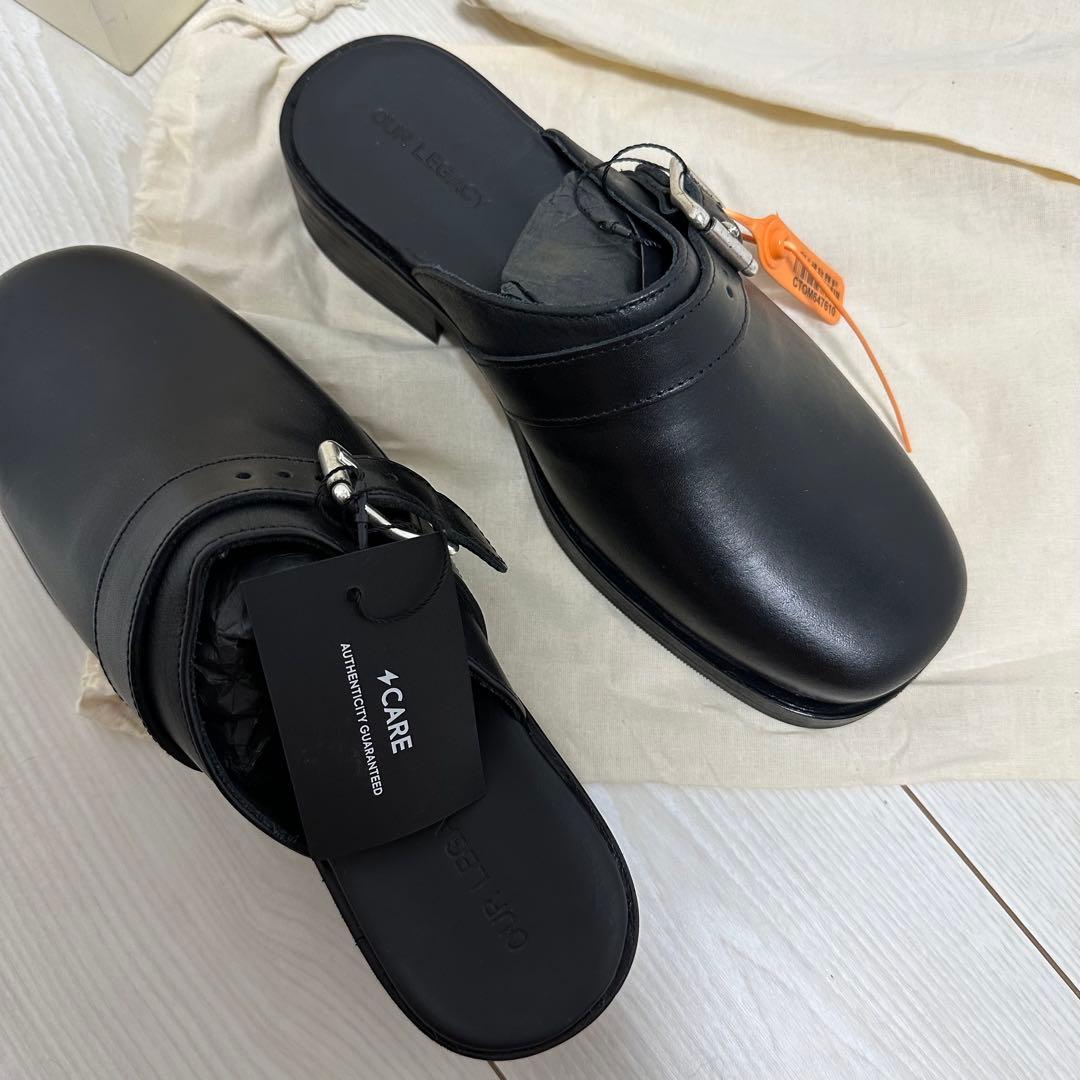 OUR LEGACY ブラック サンダル camion ミュール