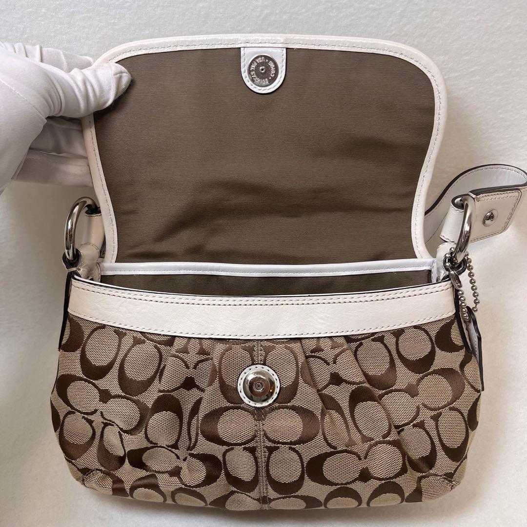 ☆極美品☆ COACH コーチ SOHO ソーホー シグネチャー F13738