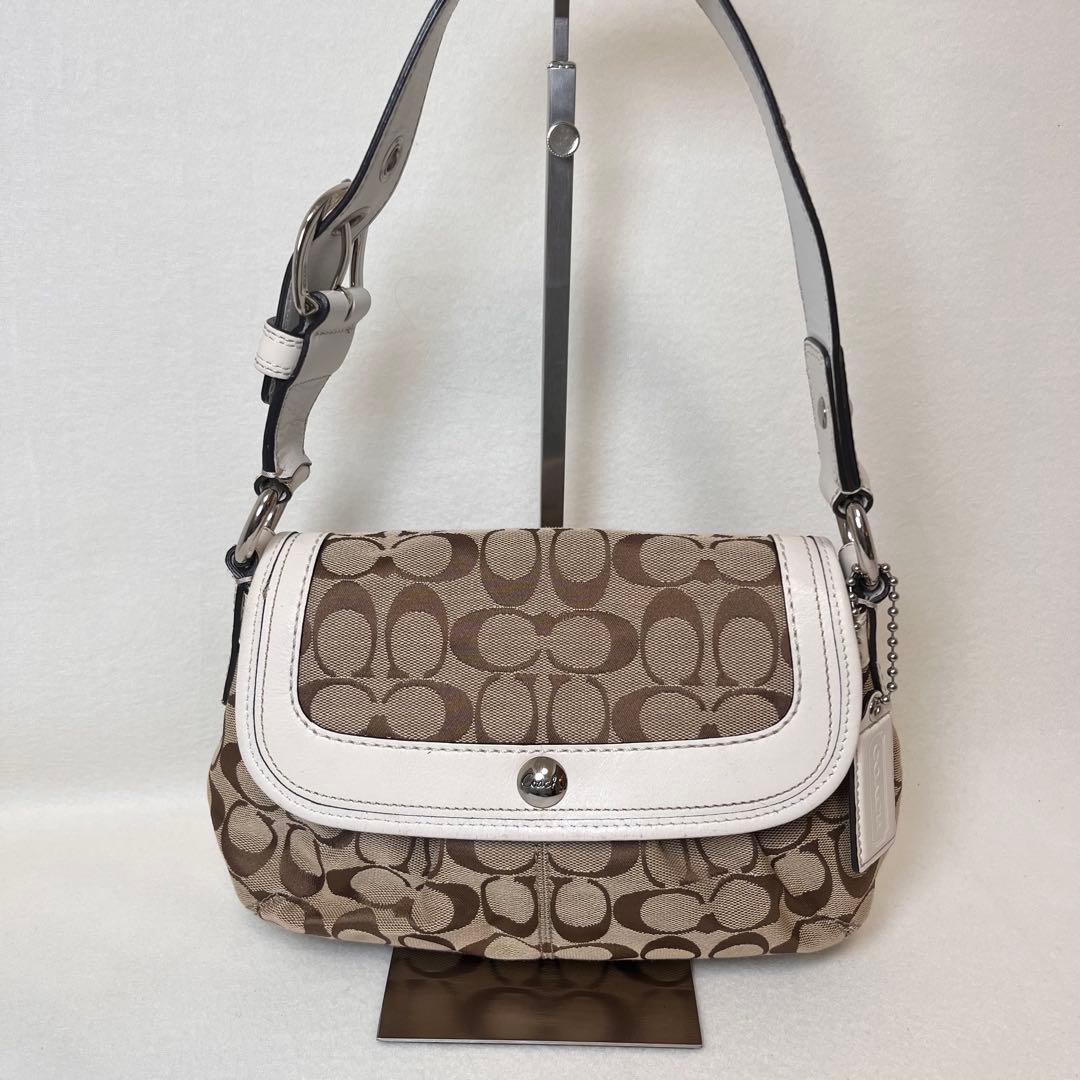 ☆極美品☆ COACH コーチ SOHO ソーホー シグネチャー F13738