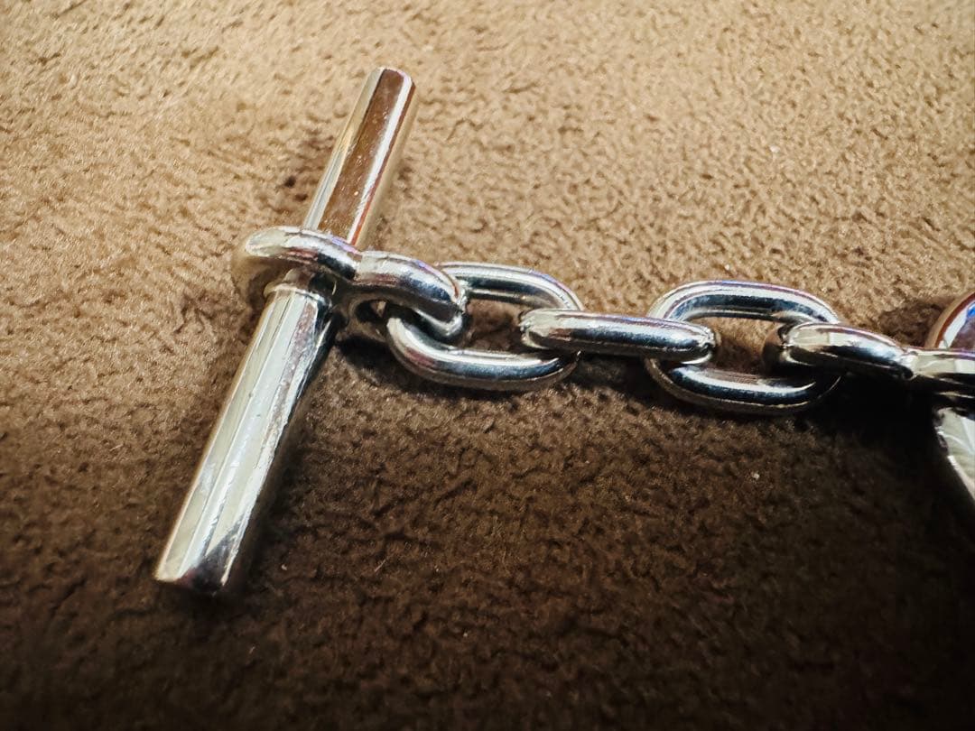 HERMES シェーヌダンクル キーリング カラビナ