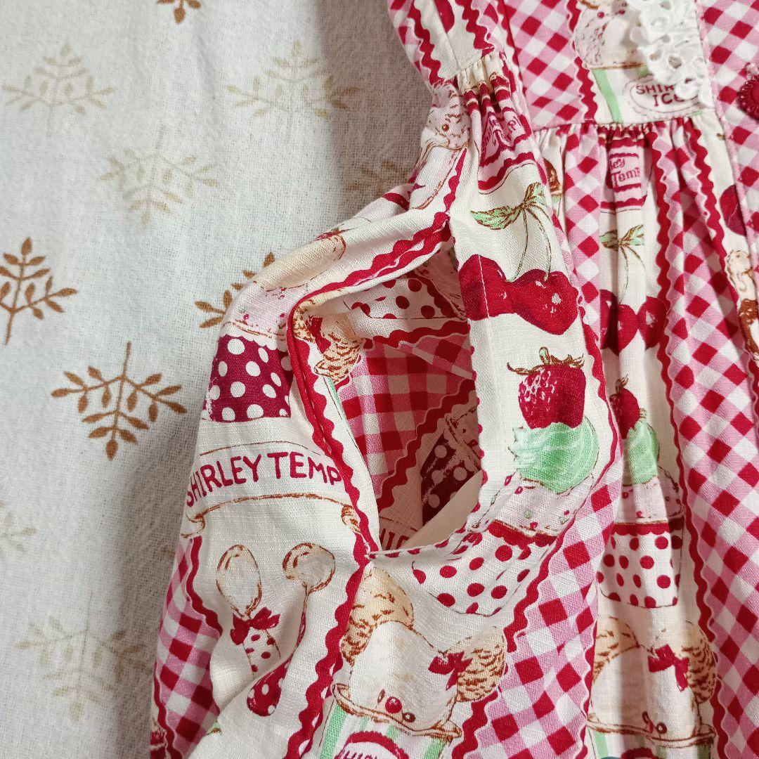 シャーリーテンプル　カップアイス　セーラー　ワンピース　130サイズ