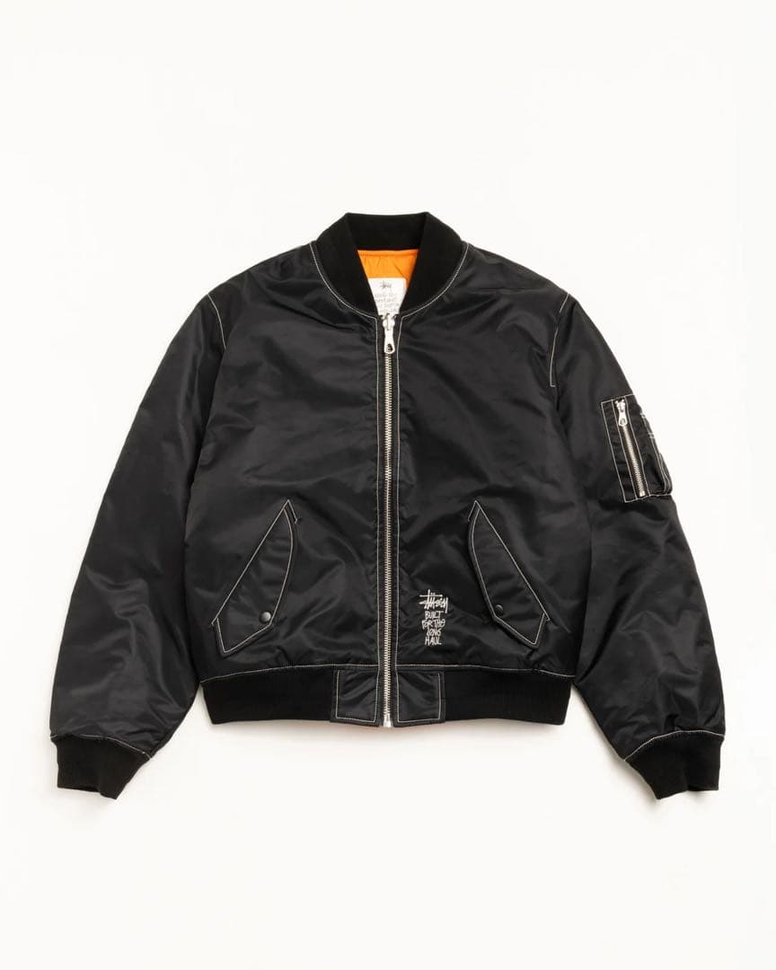 Stussy REVERSIBLE BOMBER JACKET ma1 sサイズ