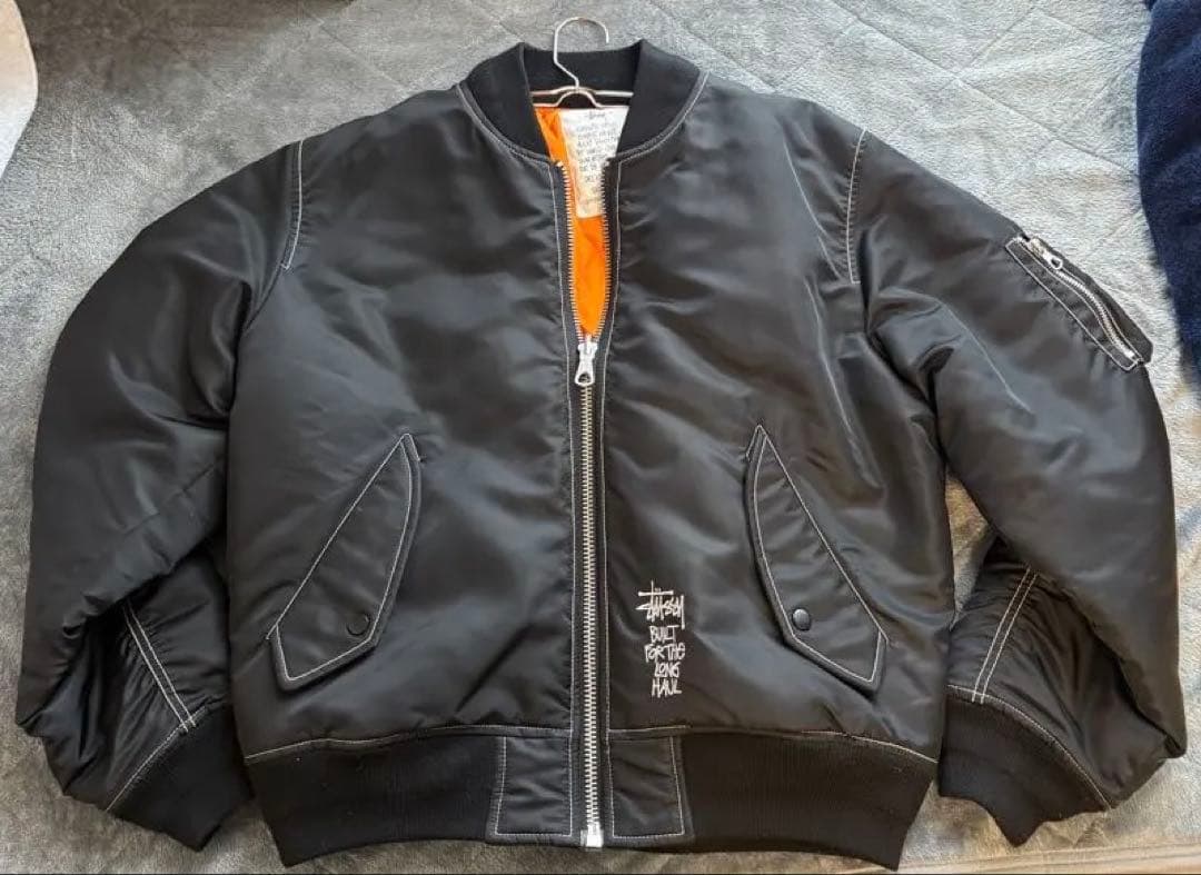 Stussy REVERSIBLE BOMBER JACKET ma1 sサイズ