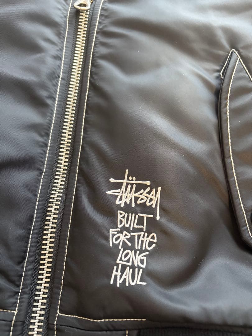 Stussy REVERSIBLE BOMBER JACKET ma1 sサイズ