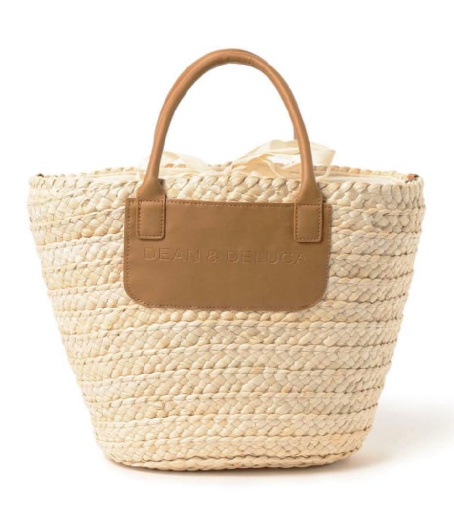 SALE！DEAN & DELUCA ストロー かごバッグ大