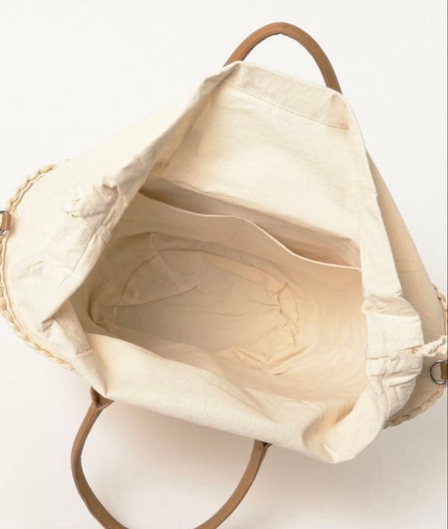 SALE！DEAN & DELUCA ストロー かごバッグ大