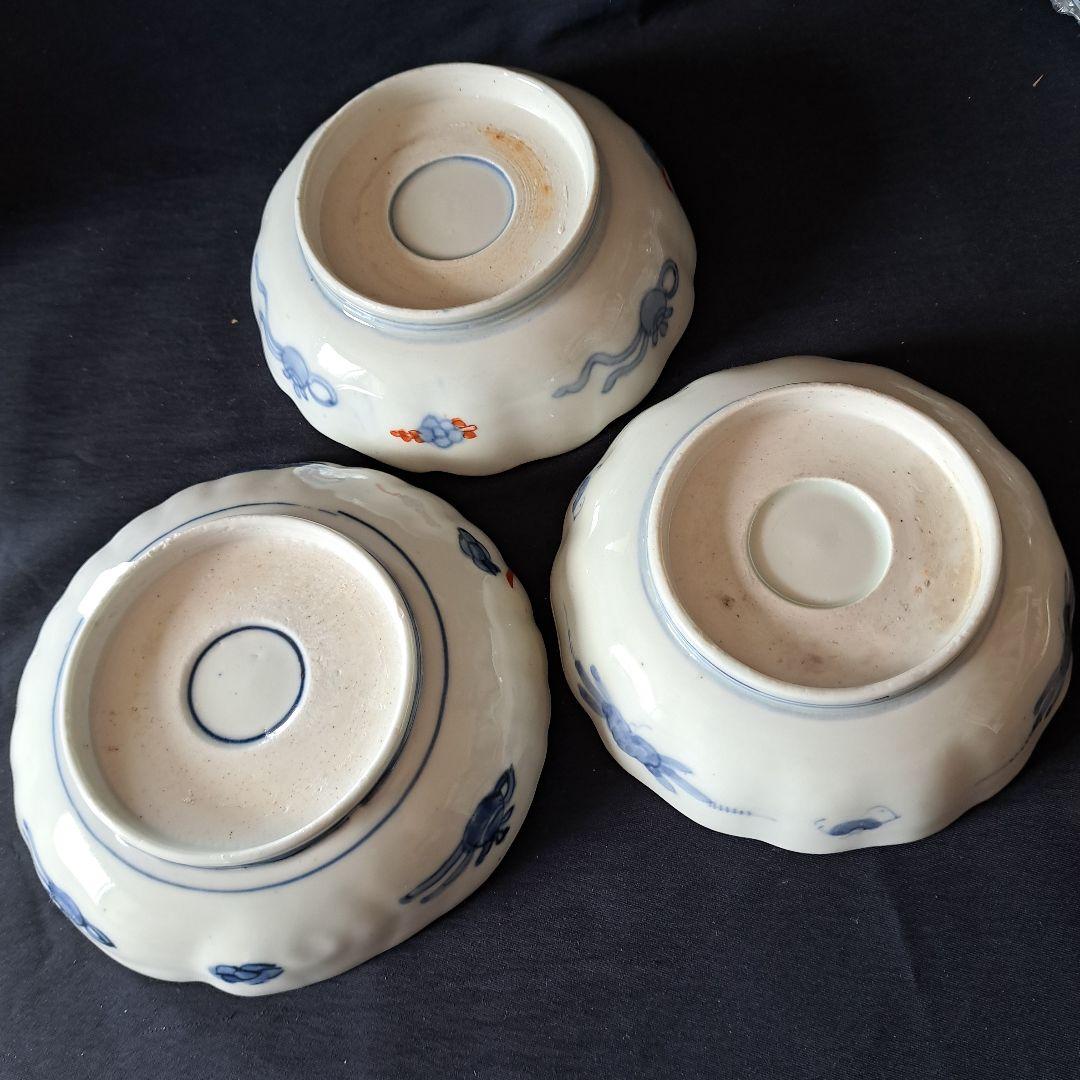 「ご成約者」です。 色絵古伊万里 皿3客セット 骨董アンテ